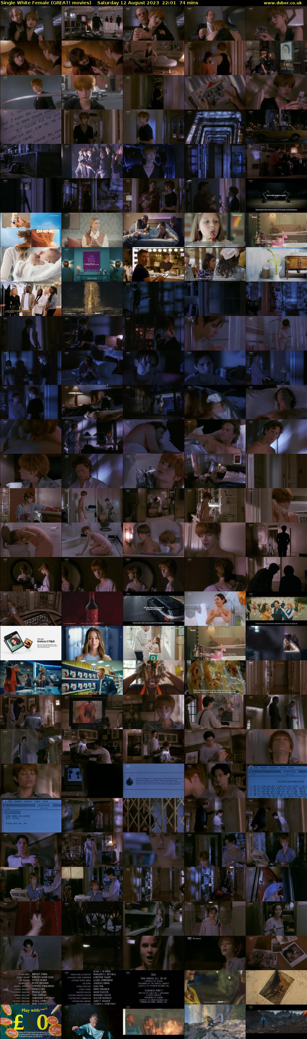 Single White Female (GREAT! movies) Saturday 12 August 2023 22:01 - 23:15
