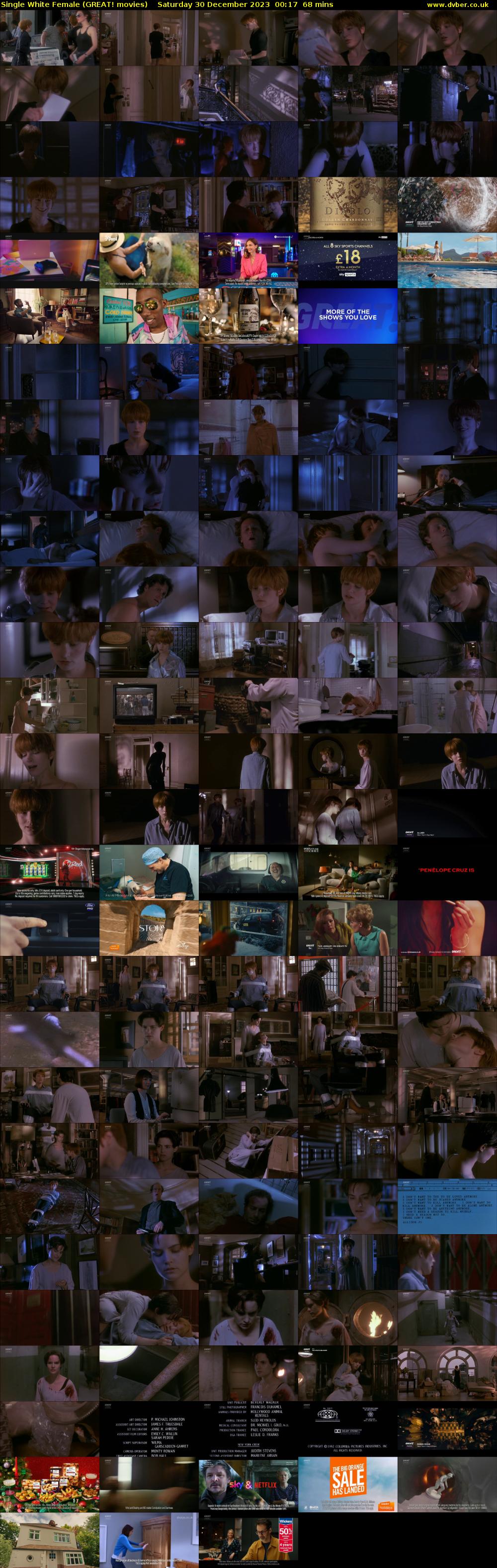 Single White Female (GREAT! movies) Saturday 30 December 2023 00:17 - 01:25