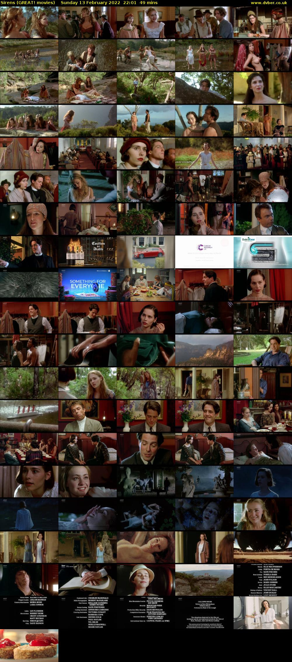 Sirens (GREAT! movies) Sunday 13 February 2022 22:01 - 22:50