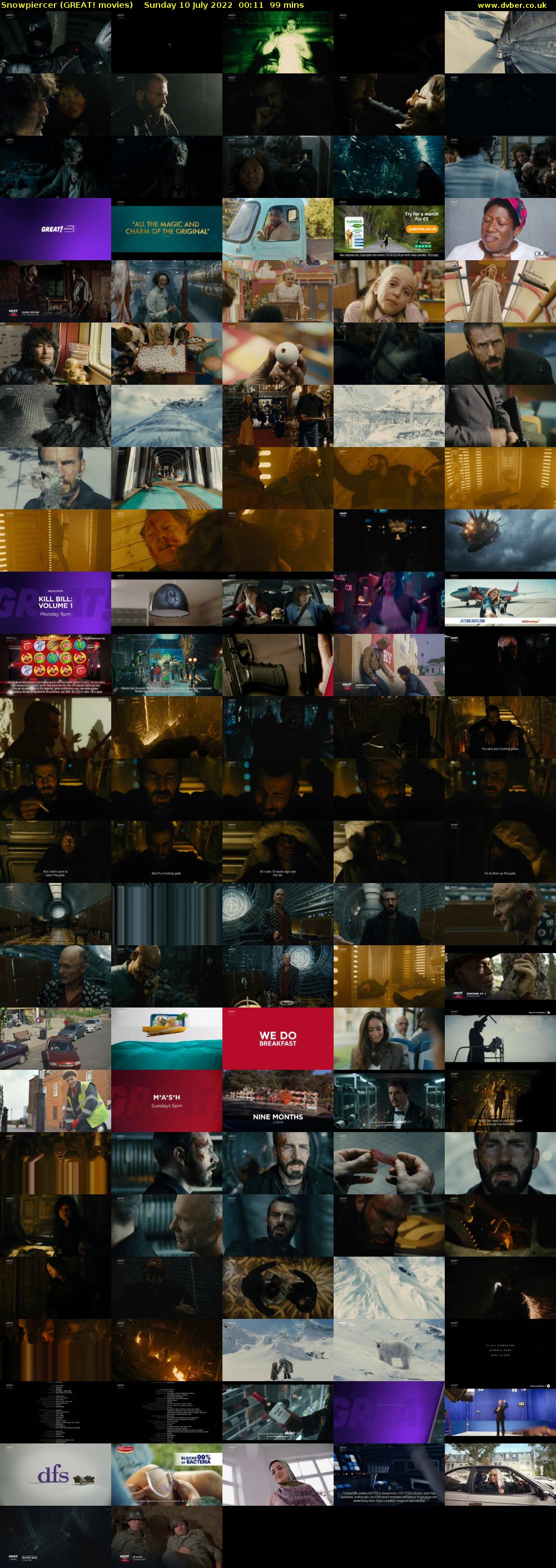 Snowpiercer (GREAT! movies) Sunday 10 July 2022 00:11 - 01:50