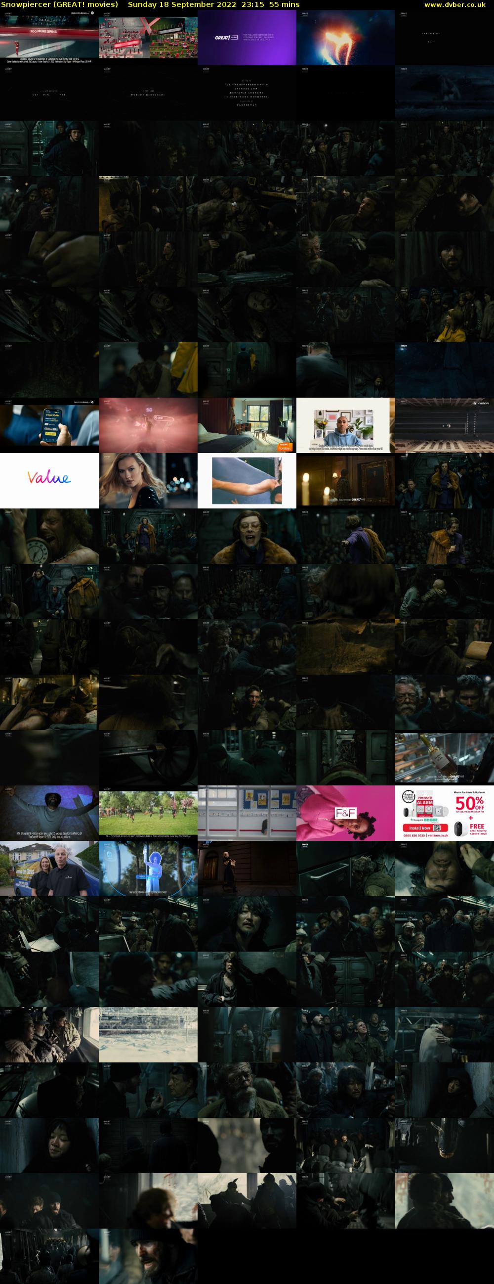 Snowpiercer (GREAT! movies) Sunday 18 September 2022 23:15 - 00:10