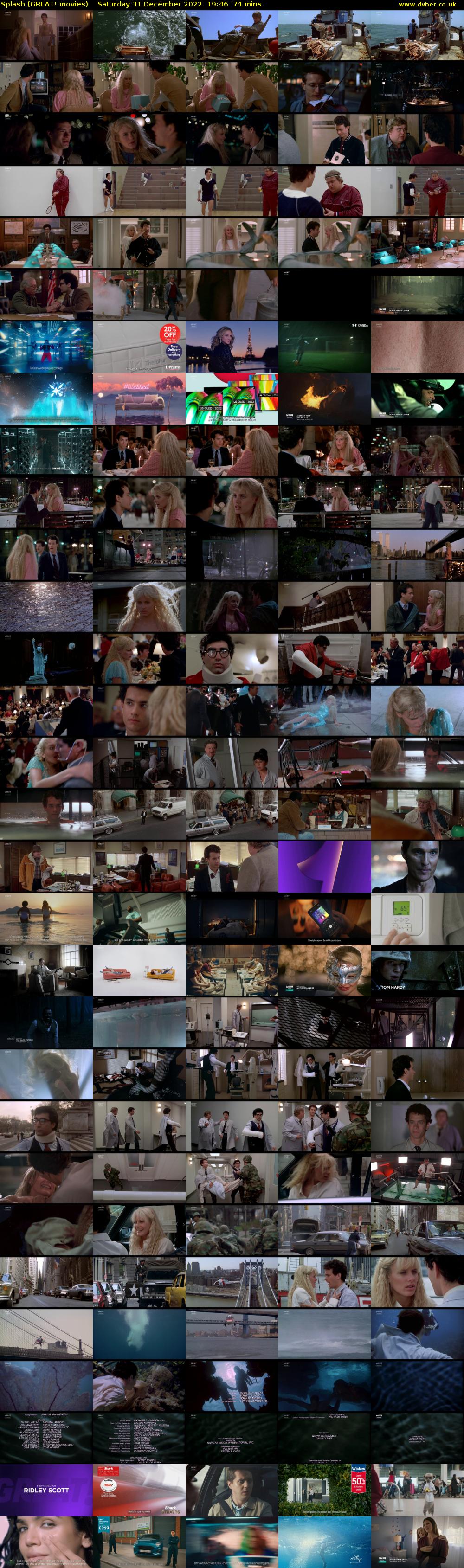 Splash (GREAT! movies) Saturday 31 December 2022 19:46 - 21:00