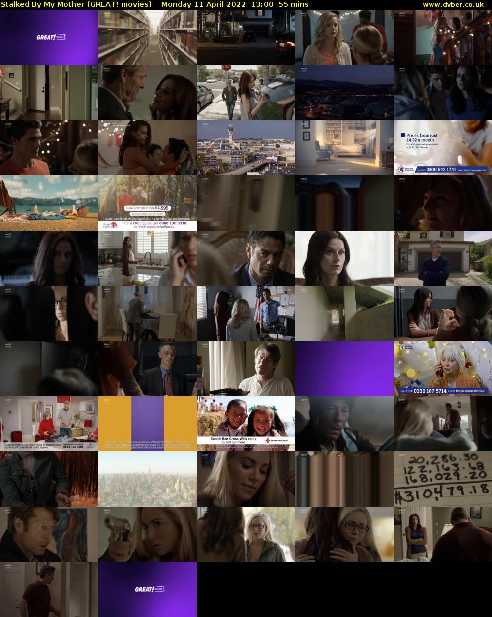 Stalked By My Mother (GREAT! movies) Monday 11 April 2022 13:00 - 13:55