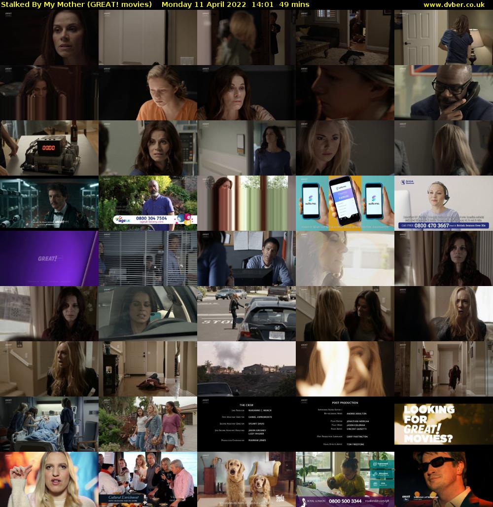 Stalked By My Mother (GREAT! movies) Monday 11 April 2022 14:01 - 14:50