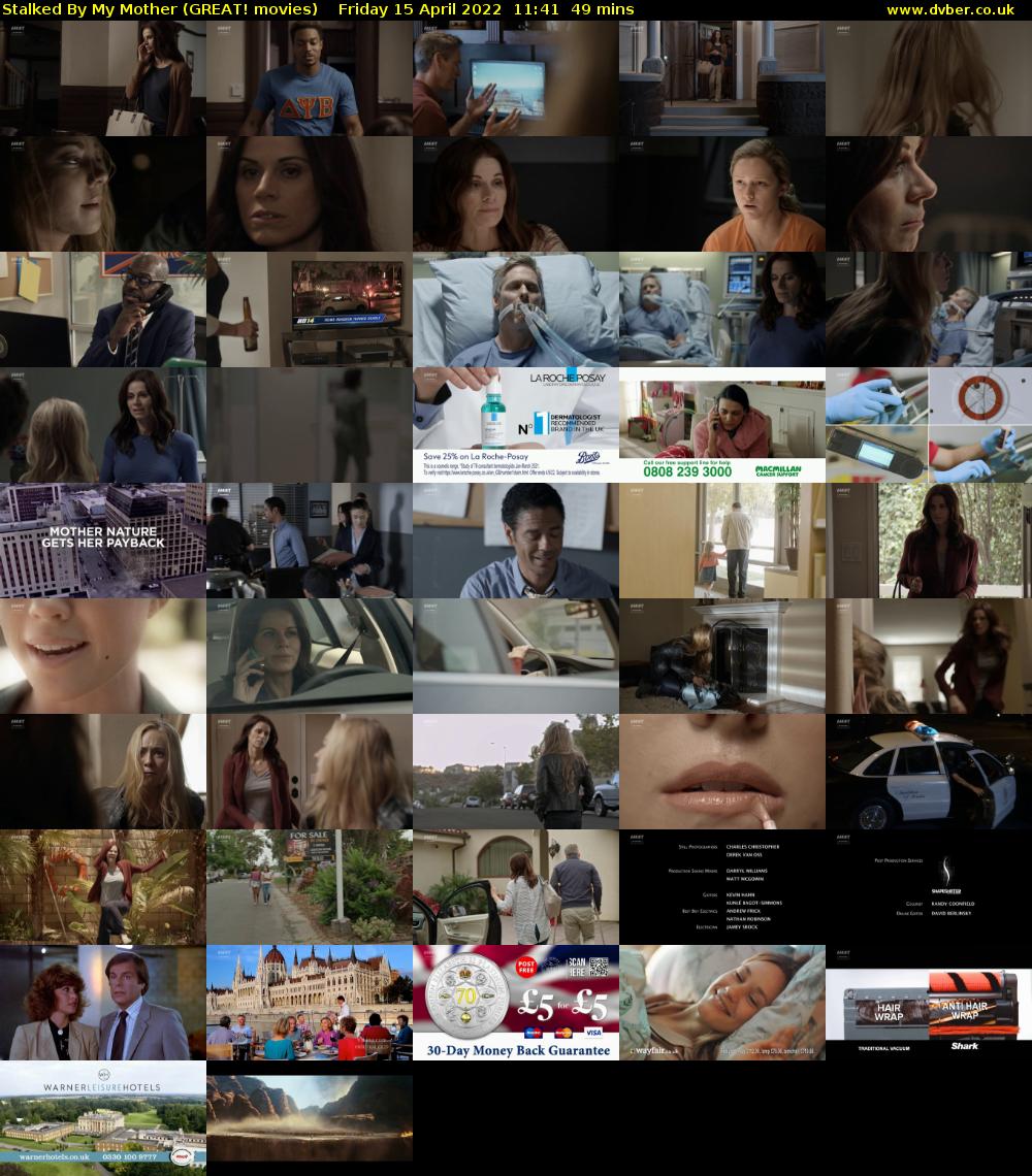 Stalked By My Mother (GREAT! movies) Friday 15 April 2022 11:41 - 12:30