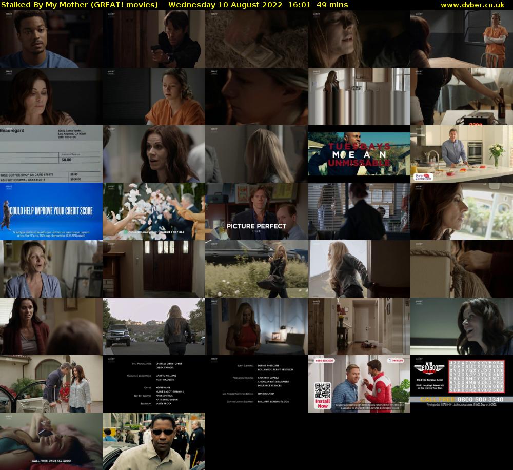 Stalked By My Mother (GREAT! movies) Wednesday 10 August 2022 16:01 - 16:50