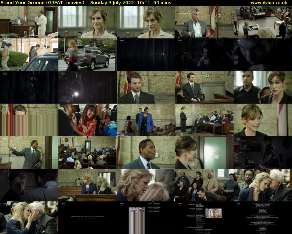 Stand Your Ground (GREAT! movies) Sunday 3 July 2022 10:11 - 11:15