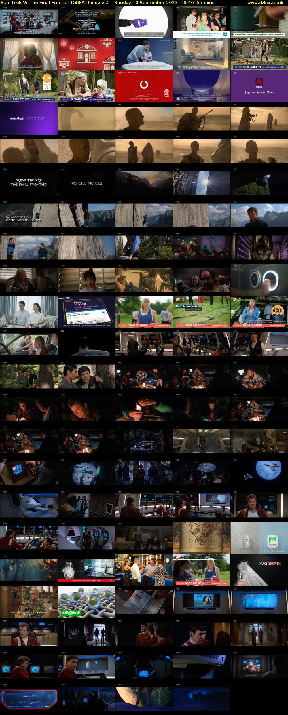 Star Trek V: The Final Frontier (GREAT! movies) Sunday 10 September 2023 16:40 - 17:35