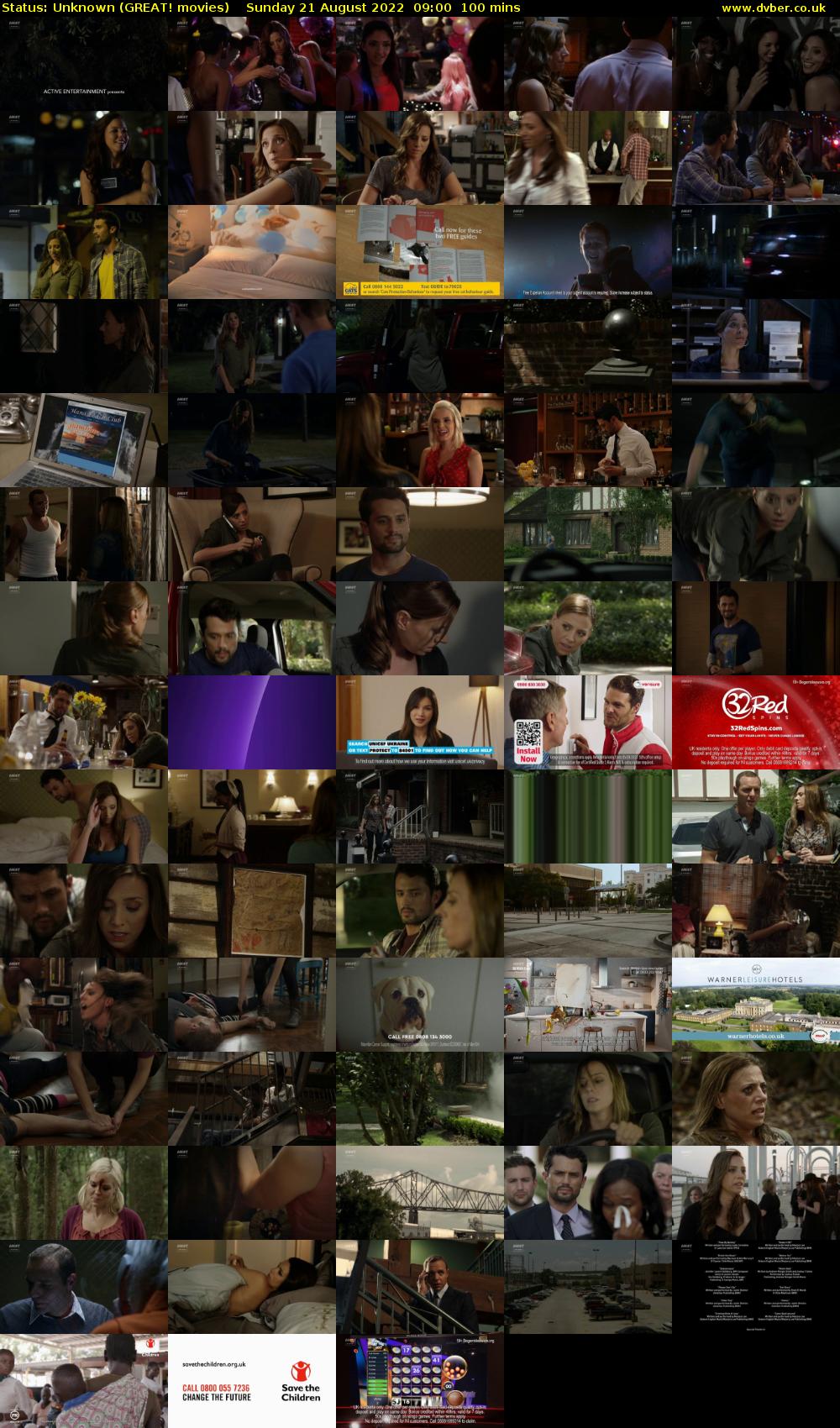 Status: Unknown (GREAT! movies) Sunday 21 August 2022 09:00 - 10:40