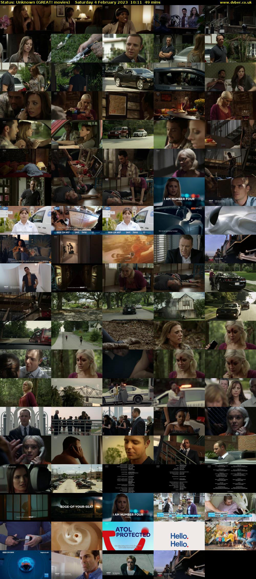 Status: Unknown (GREAT! movies) Saturday 4 February 2023 10:11 - 11:00
