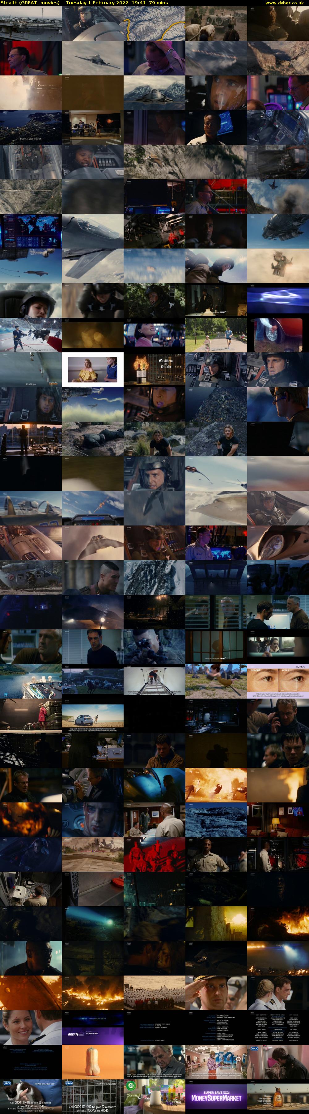 Stealth (GREAT! movies) Tuesday 1 February 2022 19:41 - 21:00