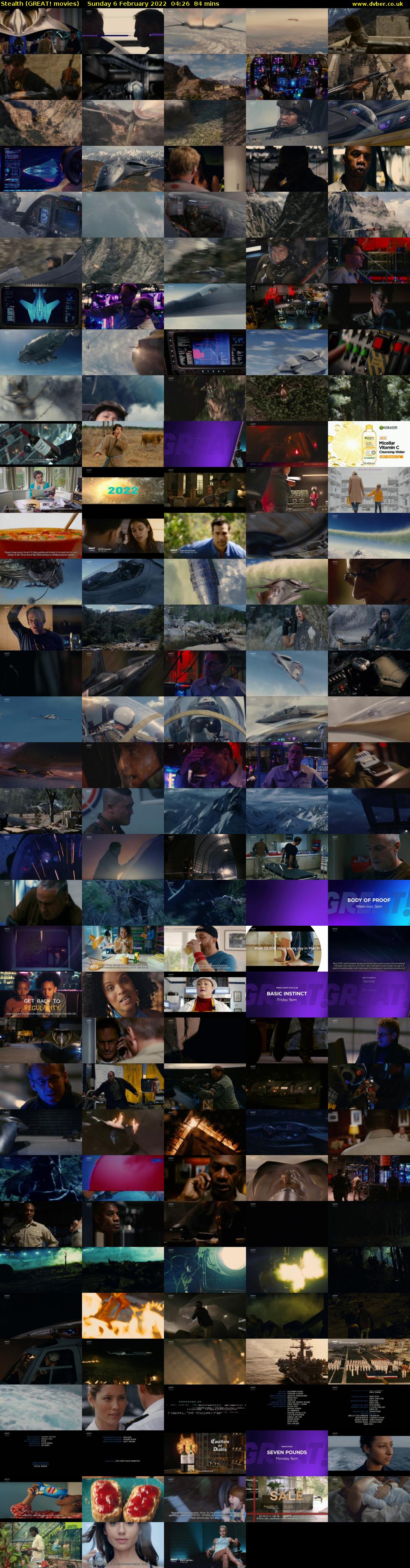 Stealth (GREAT! movies) Sunday 6 February 2022 04:26 - 05:50