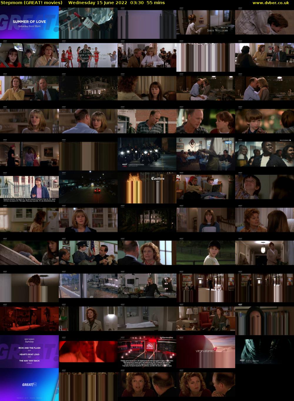 Stepmom (GREAT! movies) Wednesday 15 June 2022 03:30 - 04:25