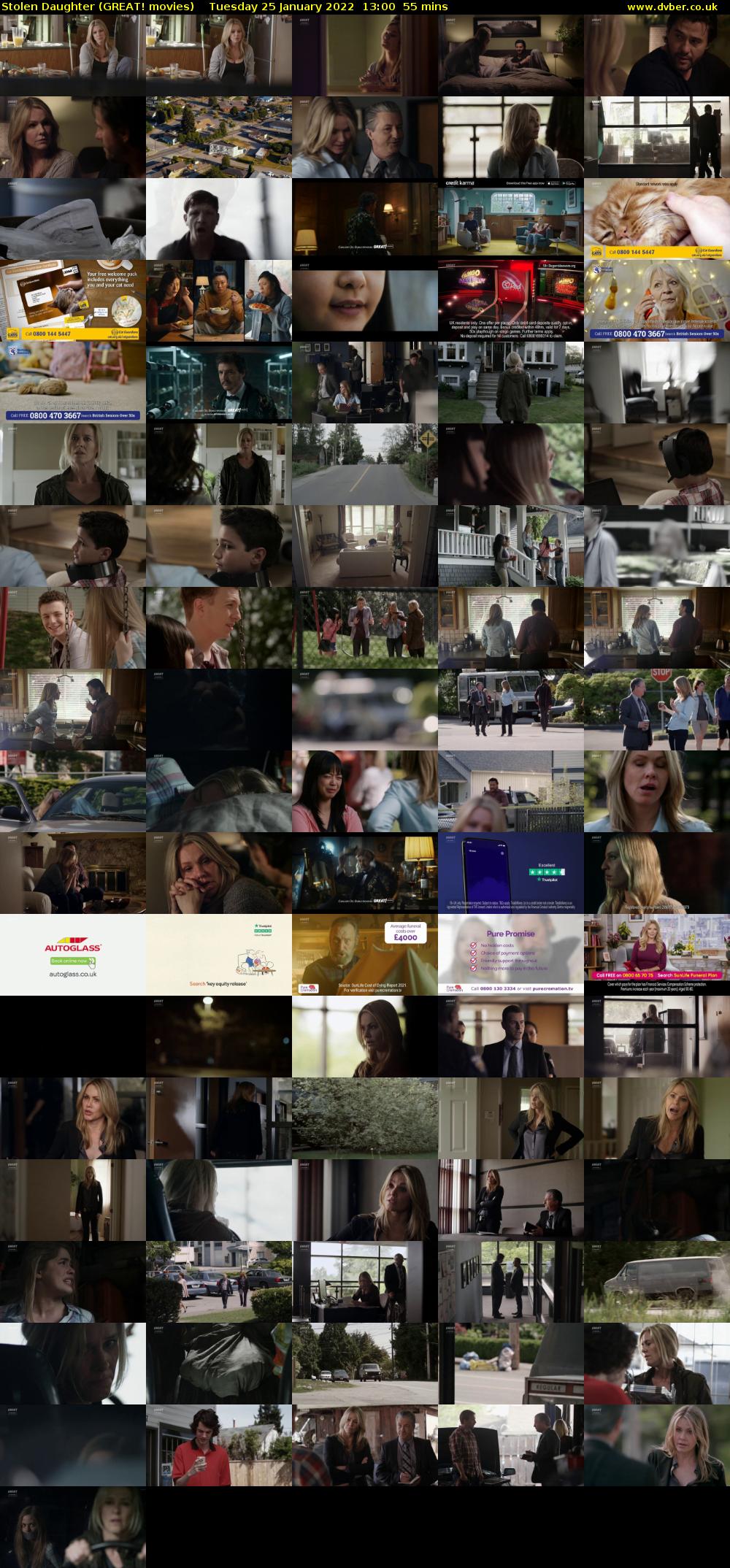Stolen Daughter (GREAT! movies) Tuesday 25 January 2022 13:00 - 13:55