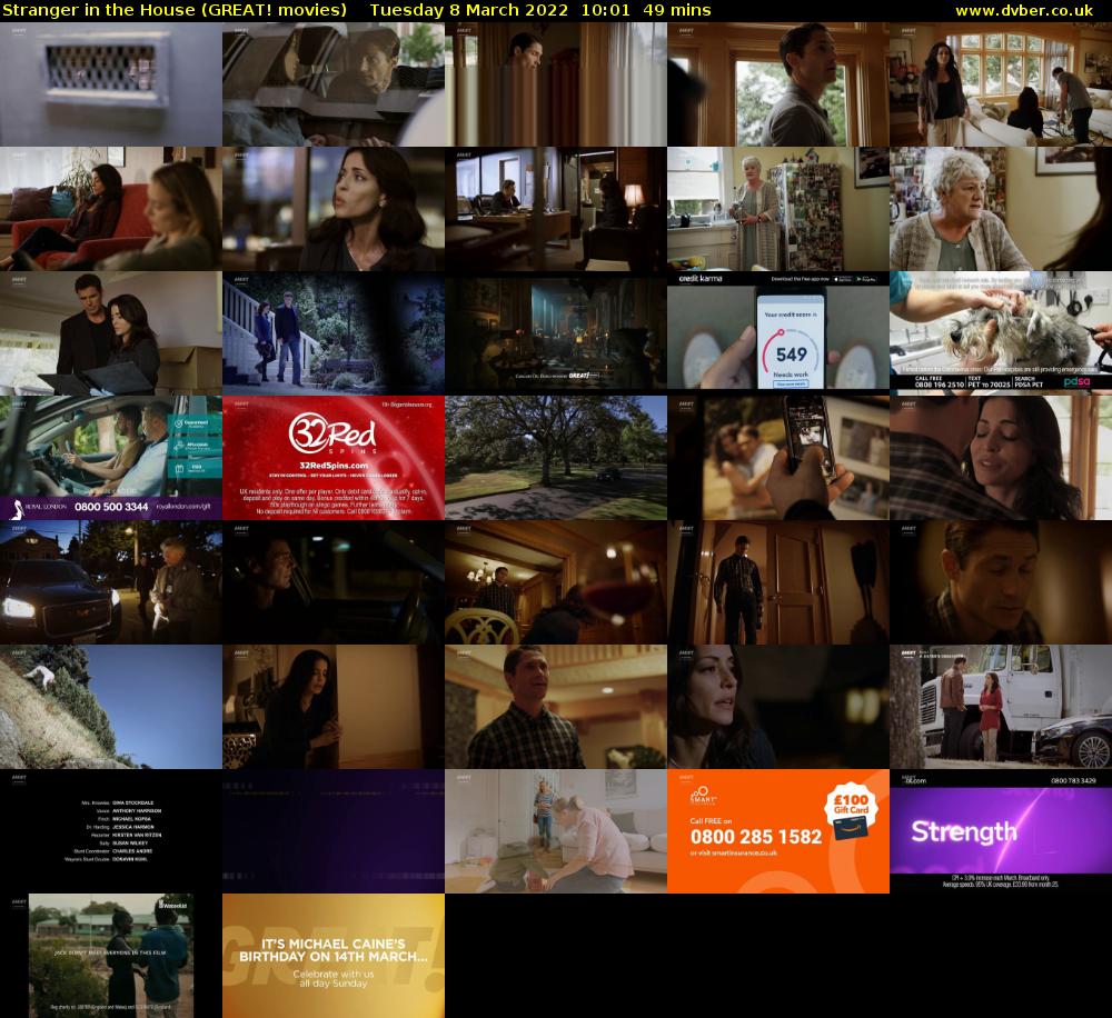 Stranger in the House (GREAT! movies) Tuesday 8 March 2022 10:01 - 10:50