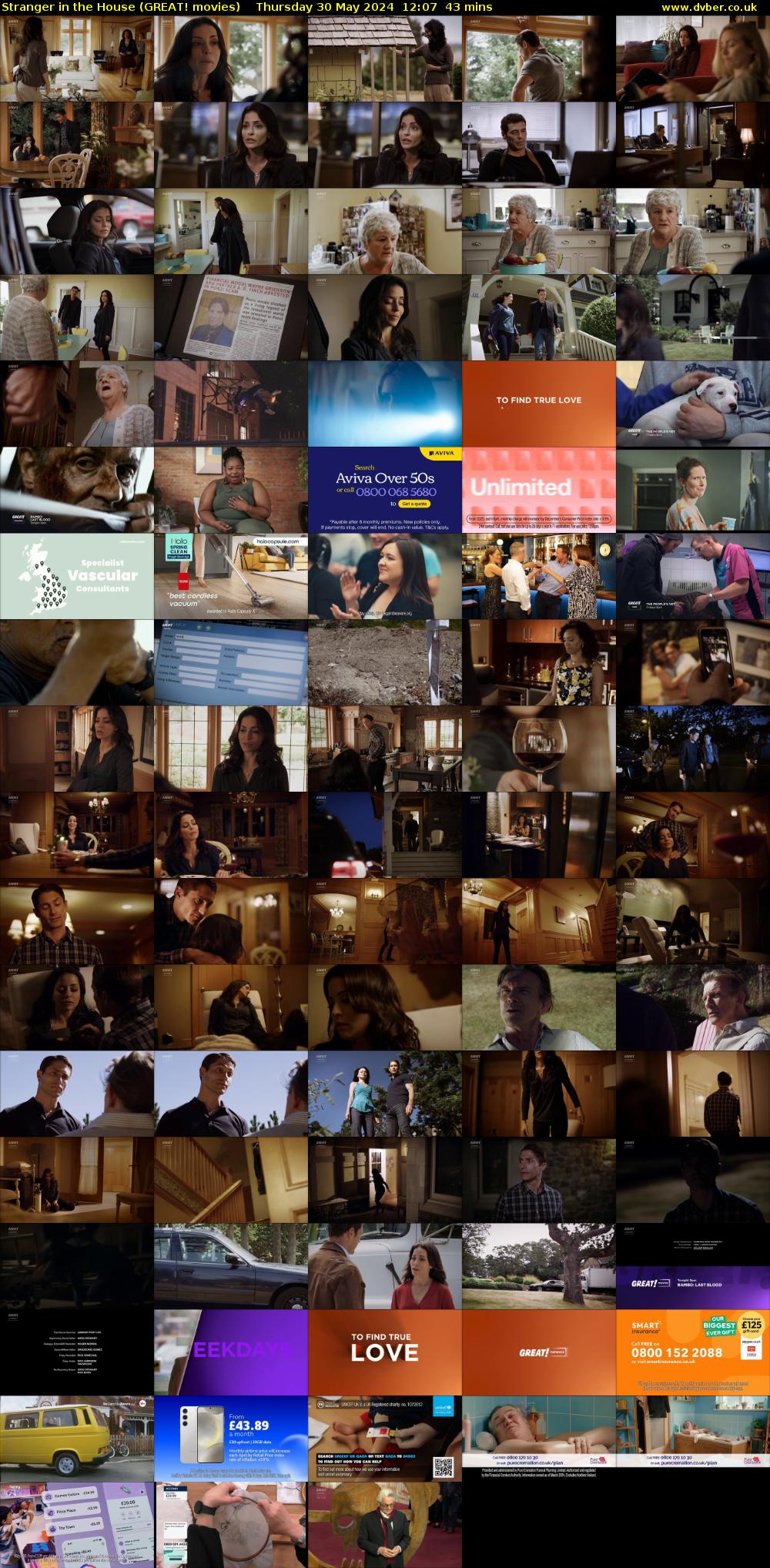 Stranger in the House (GREAT! movies) Thursday 30 May 2024 12:07 - 12:50