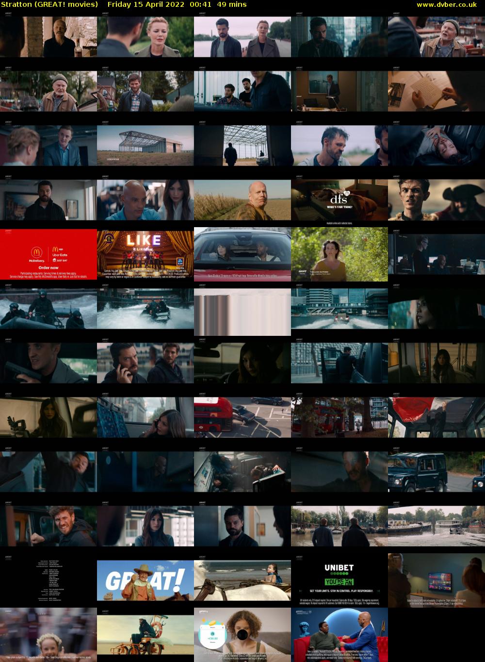 Stratton (GREAT! movies) Friday 15 April 2022 00:41 - 01:30