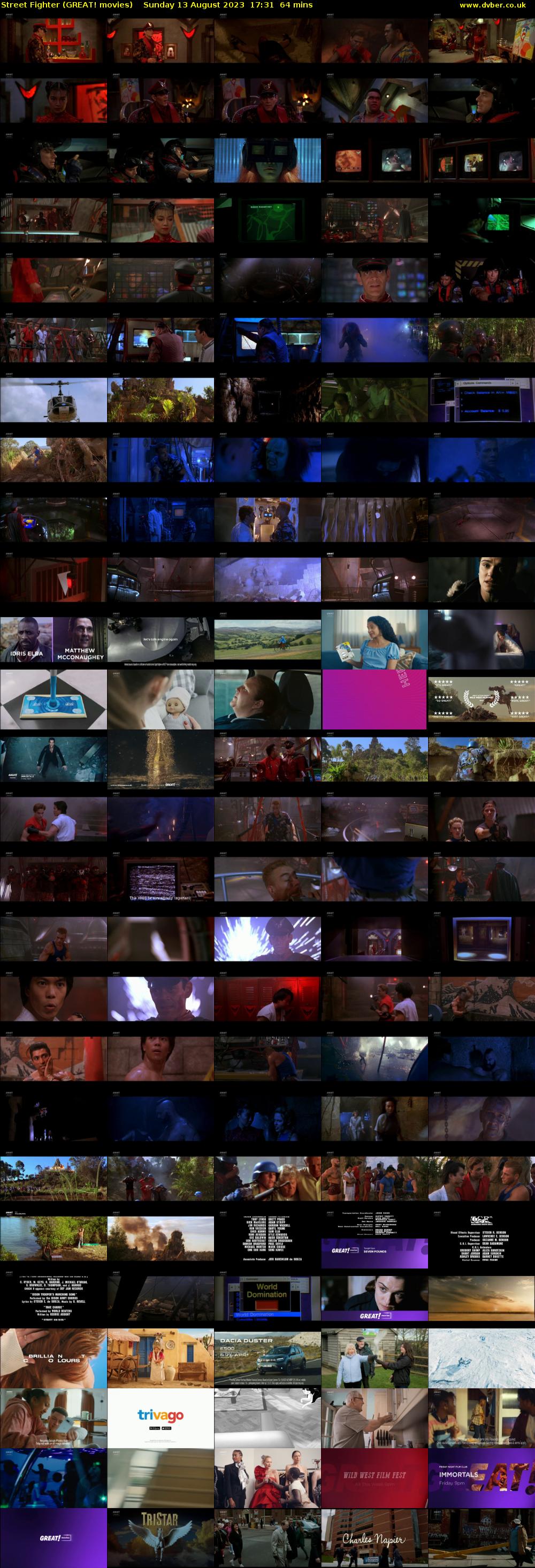 Street Fighter (GREAT! movies) Sunday 13 August 2023 17:31 - 18:35