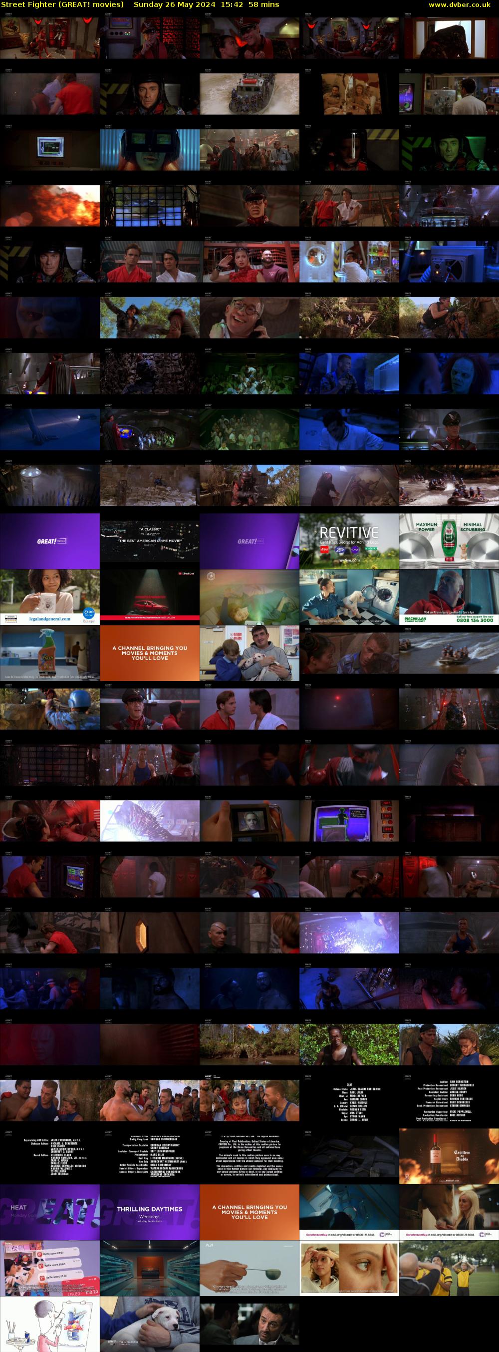 Street Fighter (GREAT! movies) Sunday 26 May 2024 15:42 - 16:40