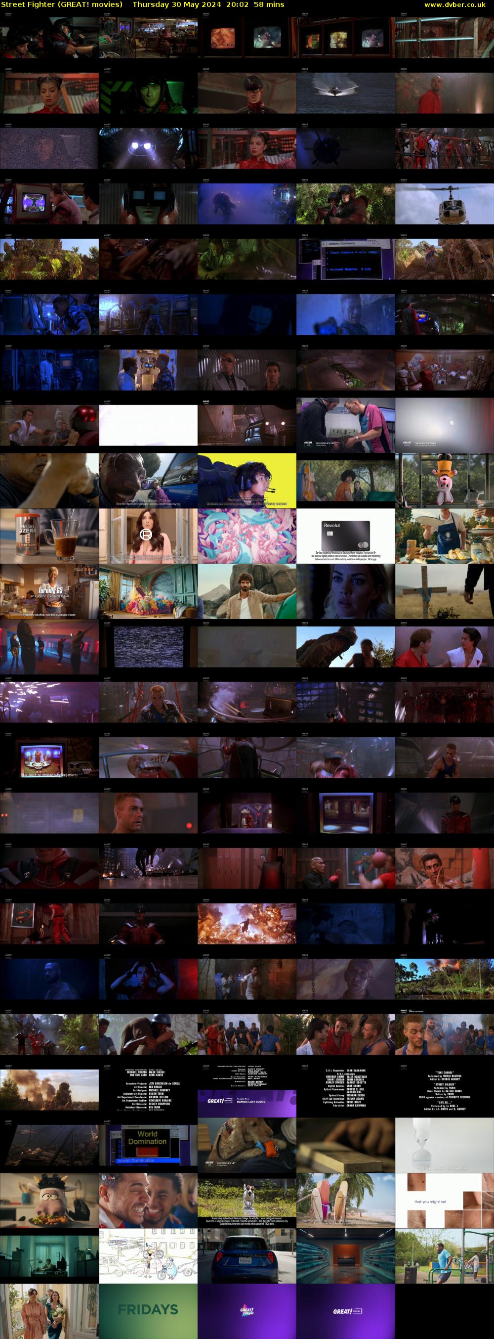 Street Fighter (GREAT! movies) Thursday 30 May 2024 20:02 - 21:00