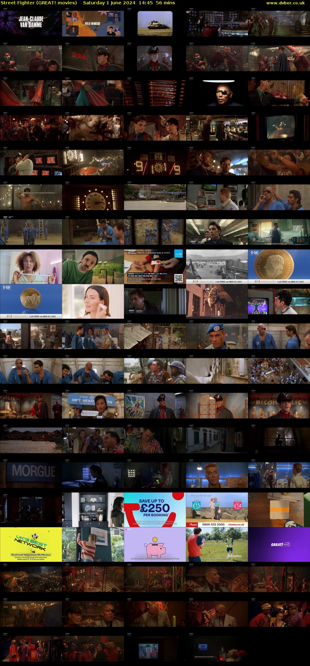 Street Fighter (GREAT! movies) Saturday 1 June 2024 14:45 - 15:41