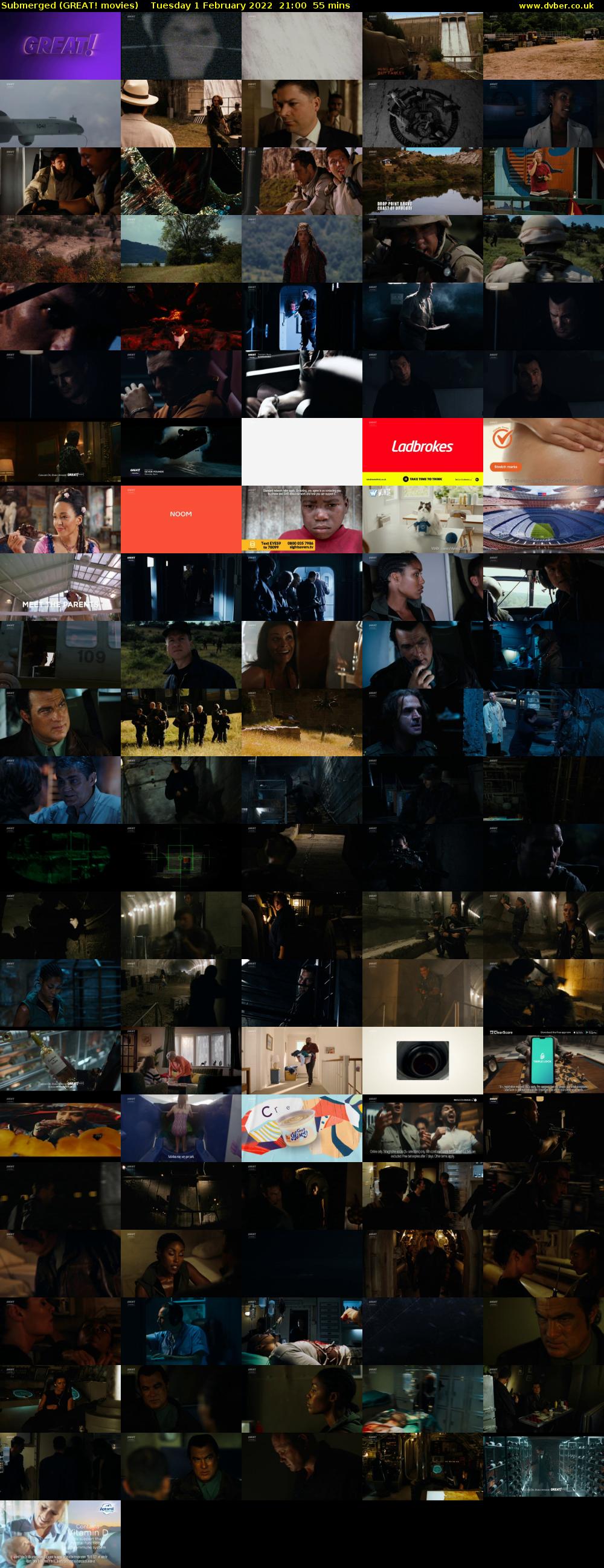 Submerged (GREAT! movies) Tuesday 1 February 2022 21:00 - 21:55
