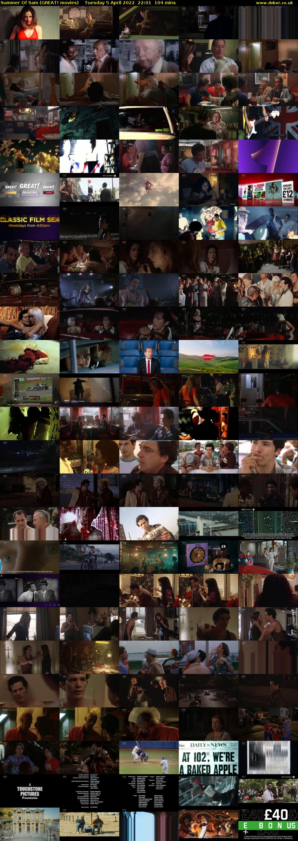 Summer Of Sam (GREAT! movies) Tuesday 5 April 2022 22:01 - 23:45