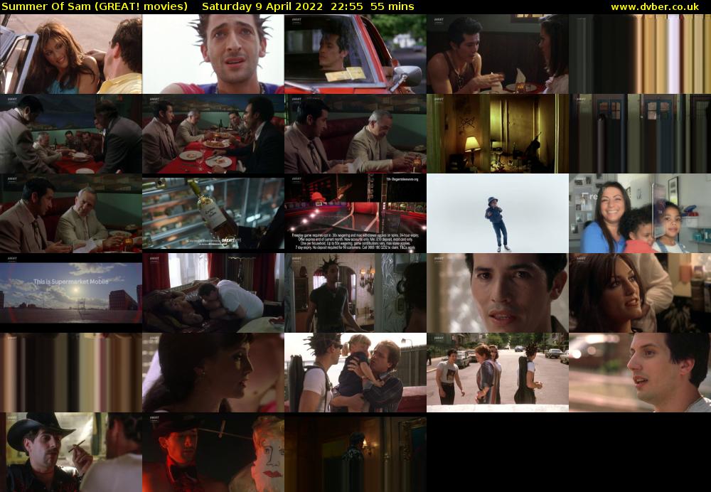 Summer Of Sam (GREAT! movies) Saturday 9 April 2022 22:55 - 23:50