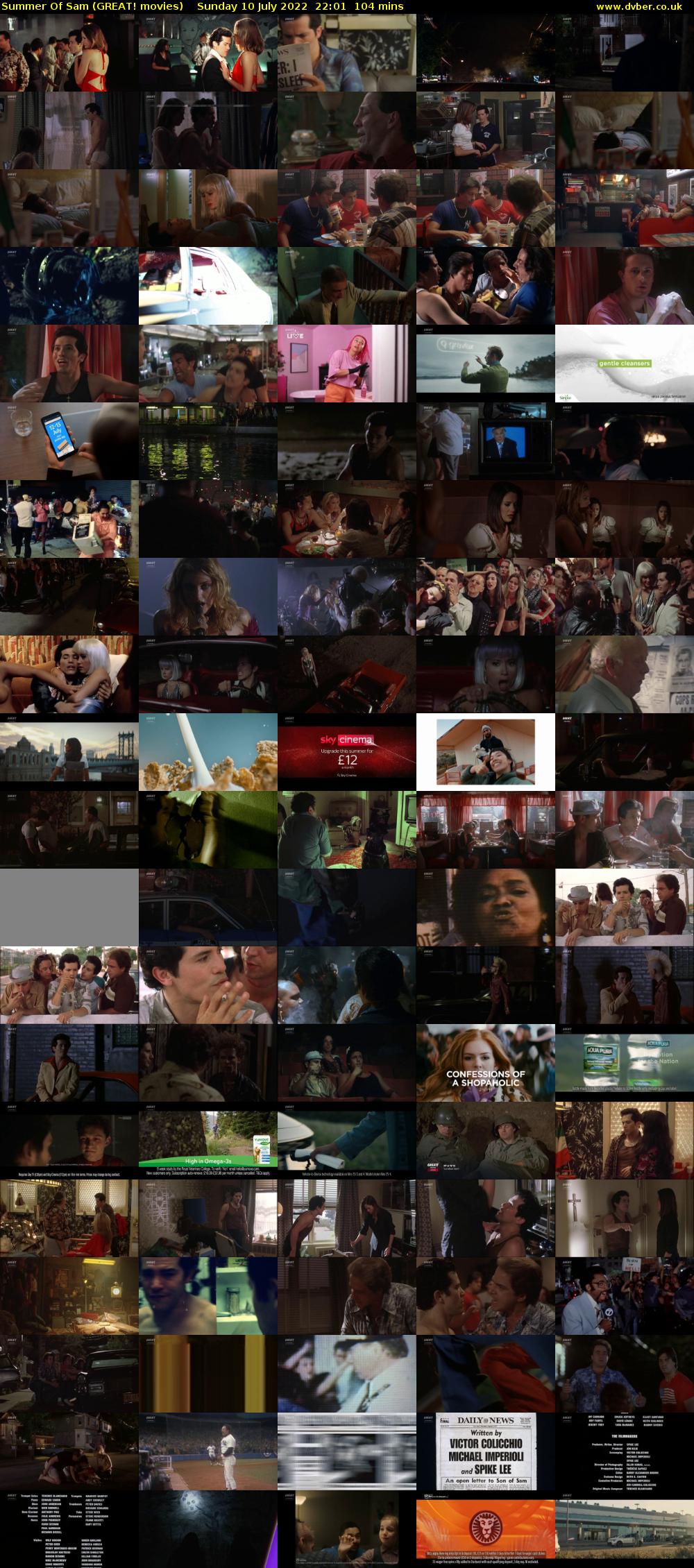 Summer Of Sam (GREAT! movies) Sunday 10 July 2022 22:01 - 23:45
