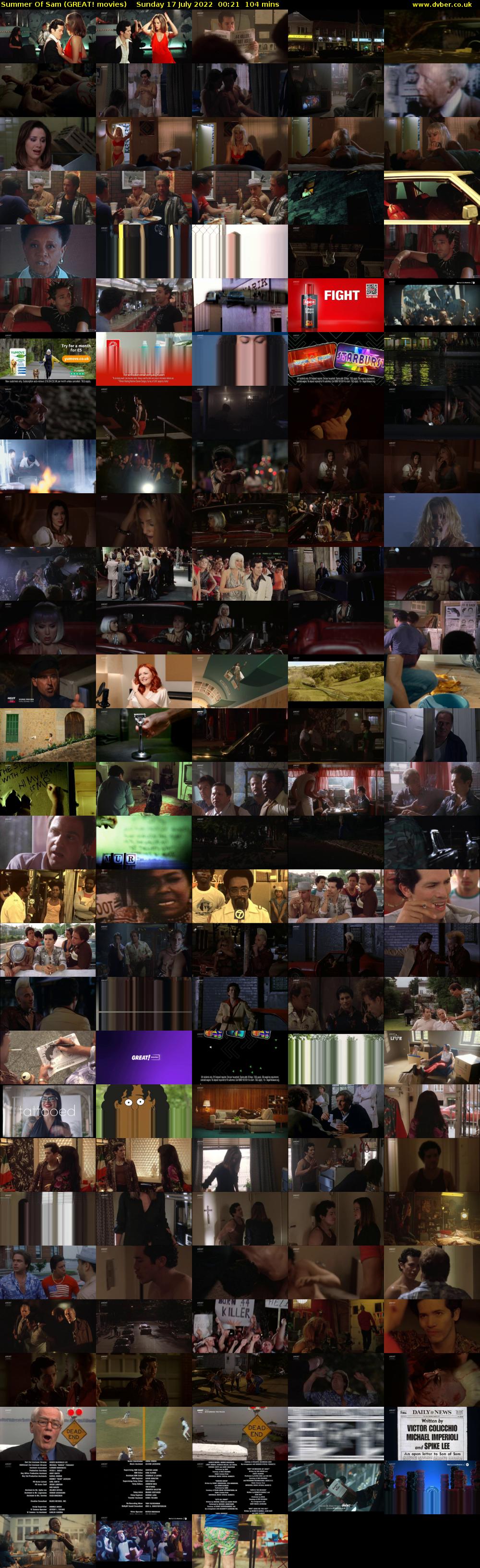Summer Of Sam (GREAT! movies) Sunday 17 July 2022 00:21 - 02:05