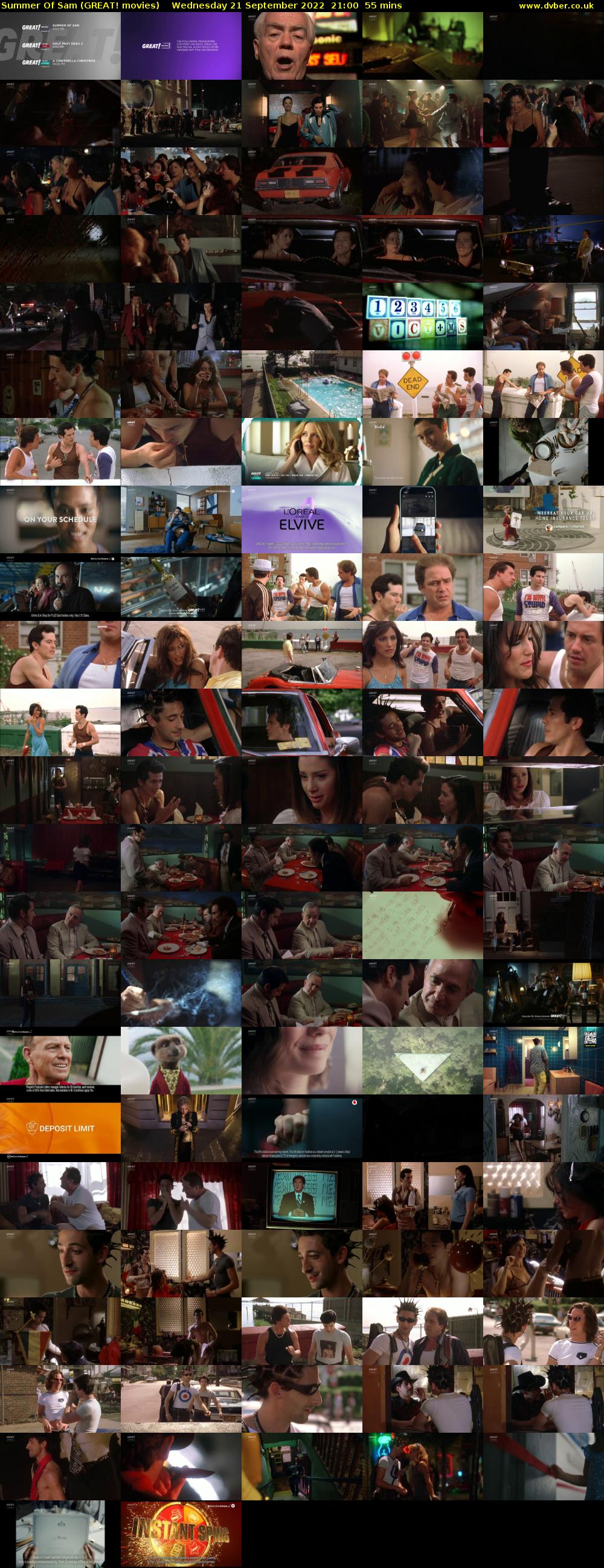 Summer Of Sam (GREAT! movies) Wednesday 21 September 2022 21:00 - 21:55