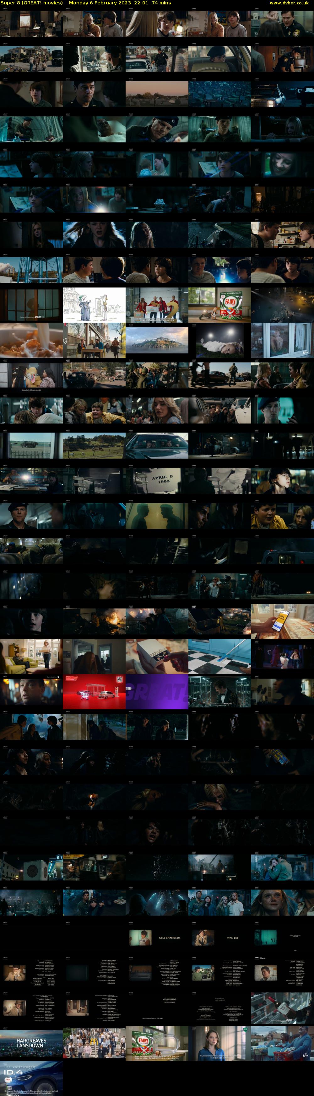 Super 8 (GREAT! movies) Monday 6 February 2023 22:01 - 23:15