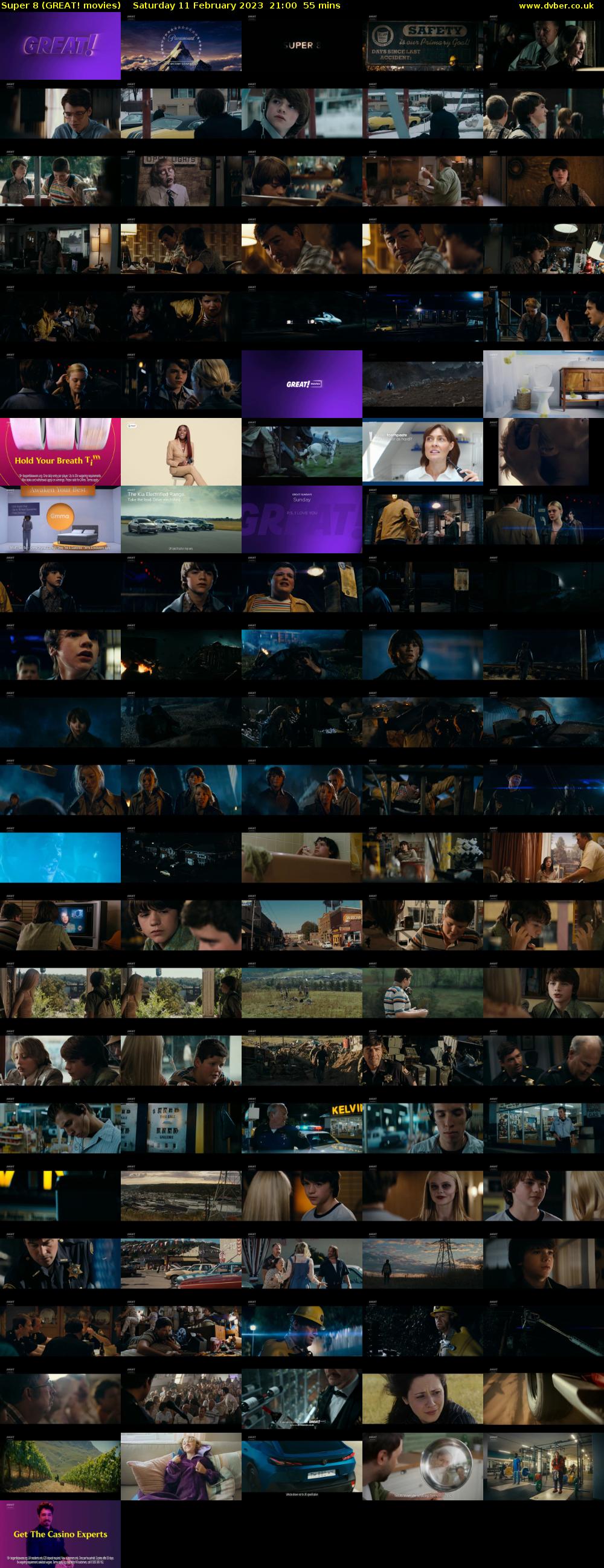 Super 8 (GREAT! movies) Saturday 11 February 2023 21:00 - 21:55