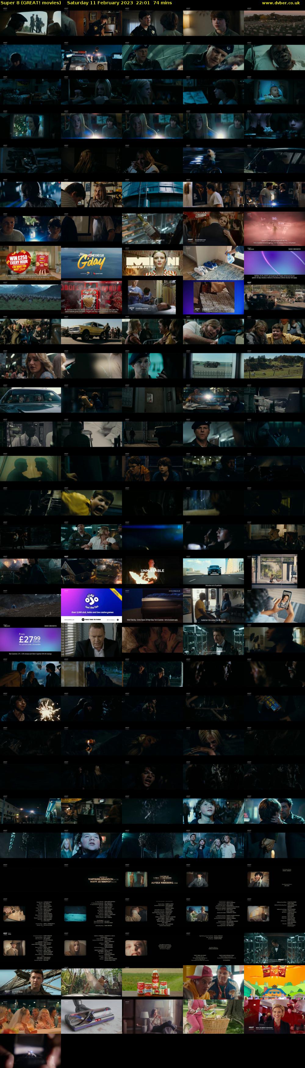 Super 8 (GREAT! movies) Saturday 11 February 2023 22:01 - 23:15