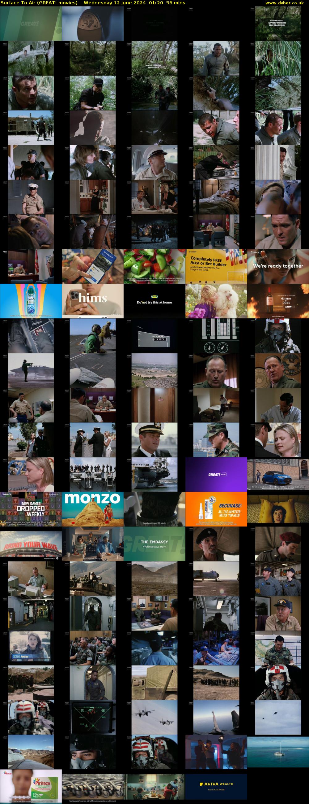 Surface To Air (GREAT! movies) Wednesday 12 June 2024 01:20 - 02:16