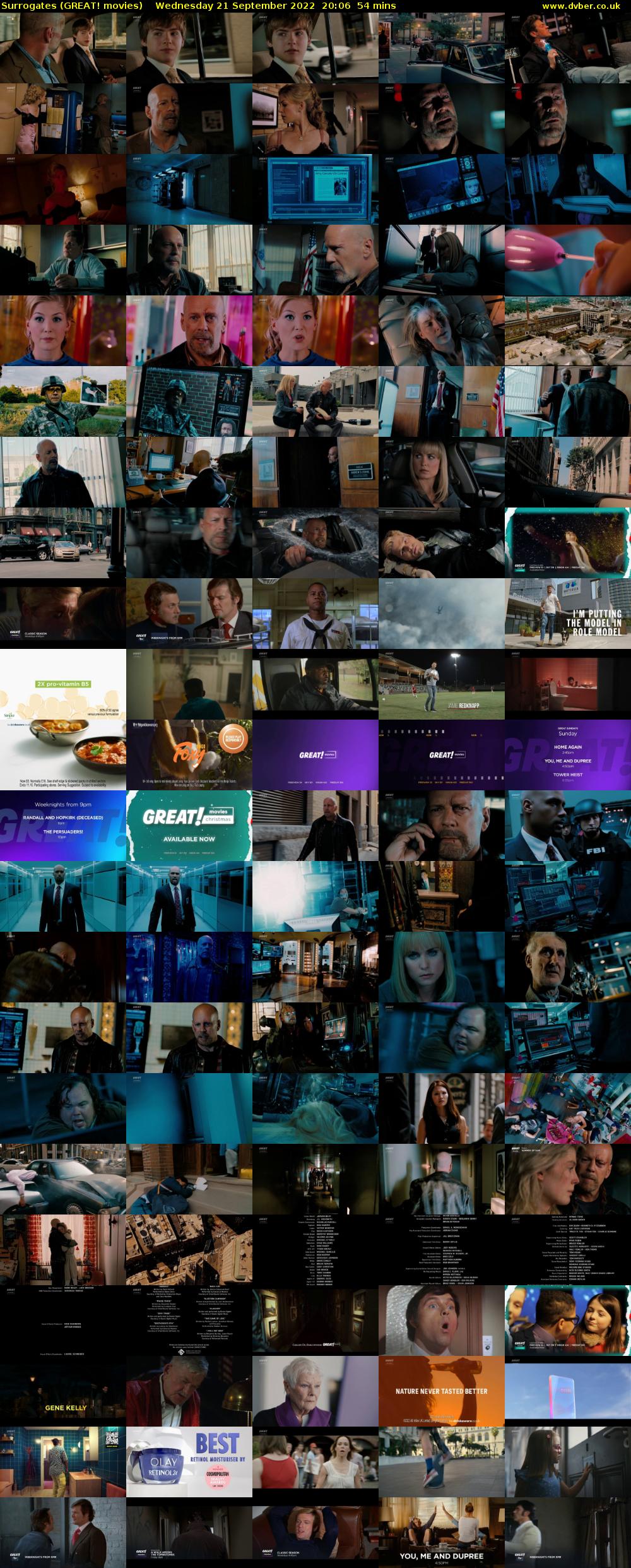Surrogates (GREAT! movies) Wednesday 21 September 2022 20:06 - 21:00