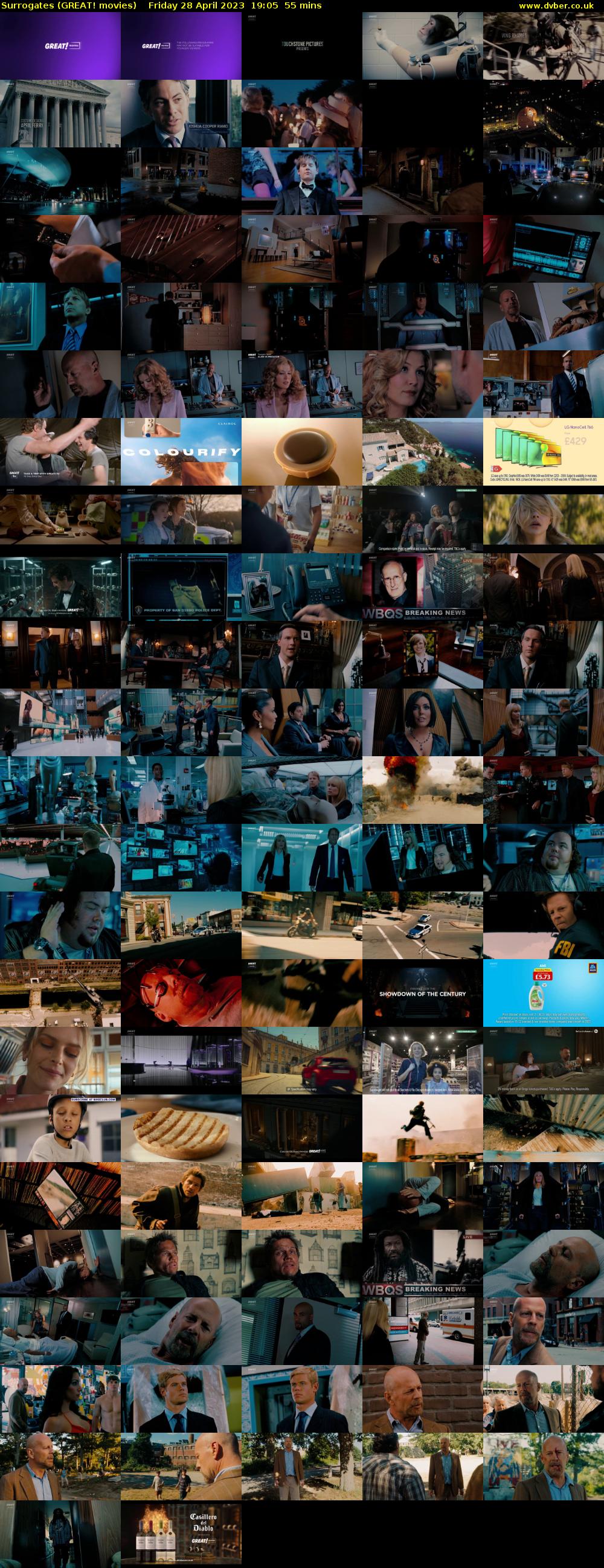 Surrogates (GREAT! movies) Friday 28 April 2023 19:05 - 20:00