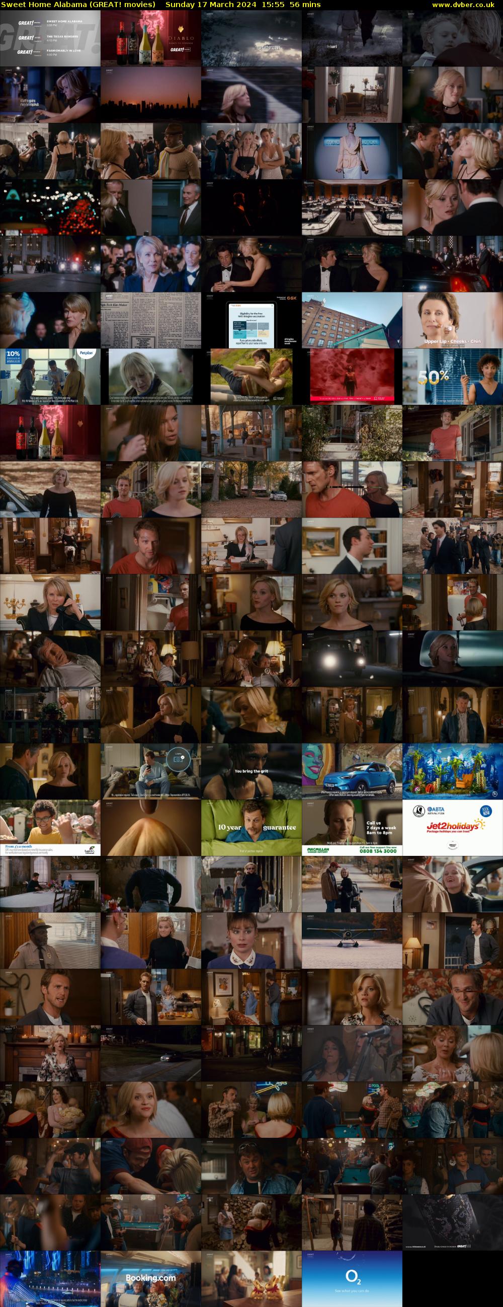 Sweet Home Alabama (GREAT! movies) Sunday 17 March 2024 15:55 - 16:51