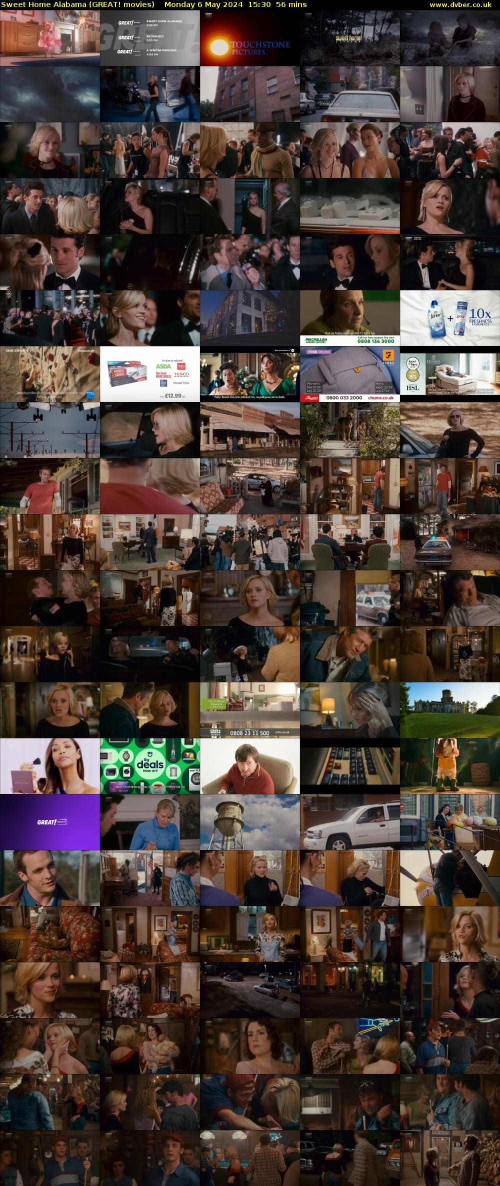 Sweet Home Alabama (GREAT! movies) Monday 6 May 2024 15:30 - 16:26