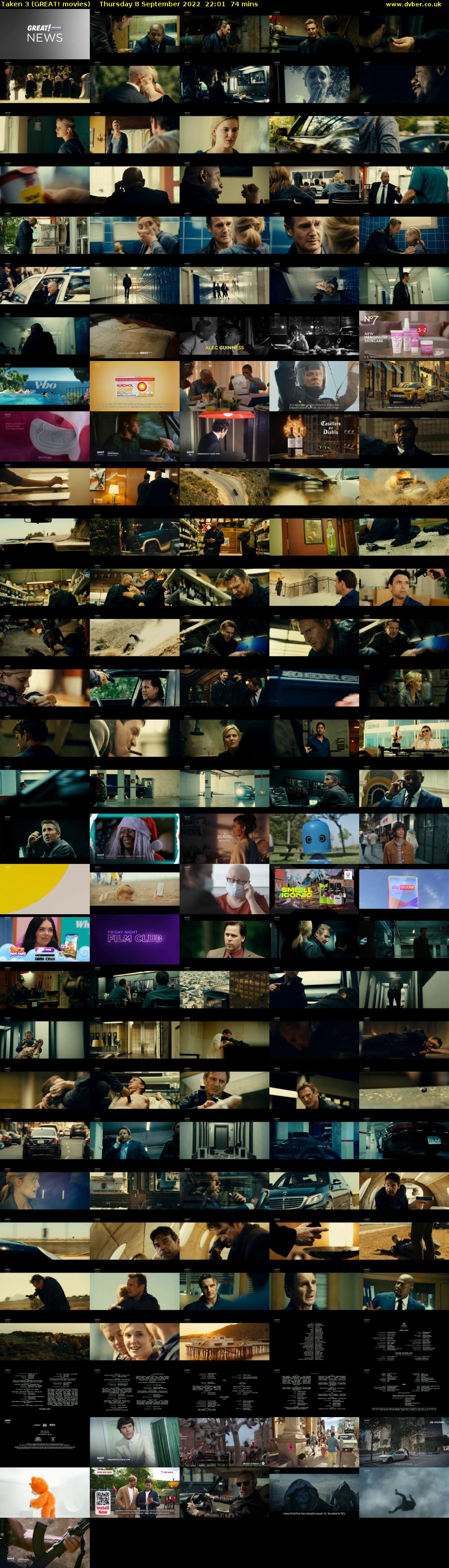 Taken 3 (GREAT! movies) Thursday 8 September 2022 22:01 - 23:15