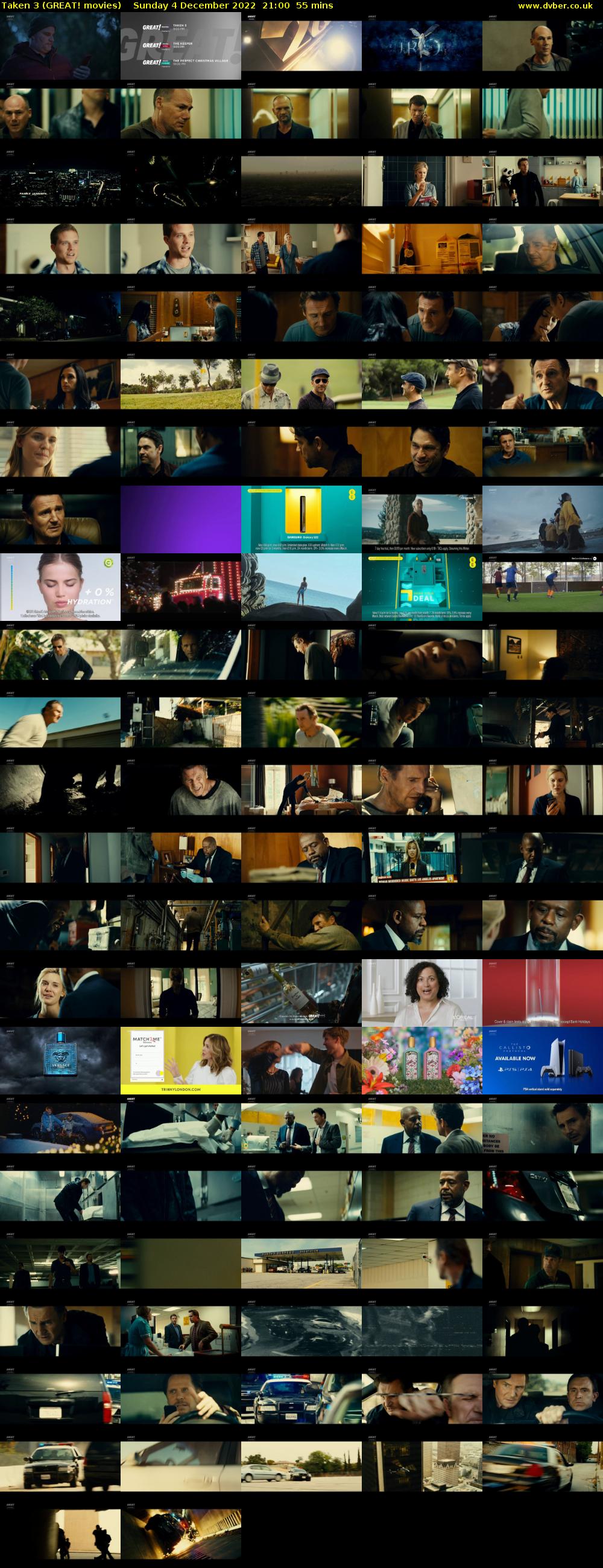 Taken 3 (GREAT! movies) Sunday 4 December 2022 21:00 - 21:55