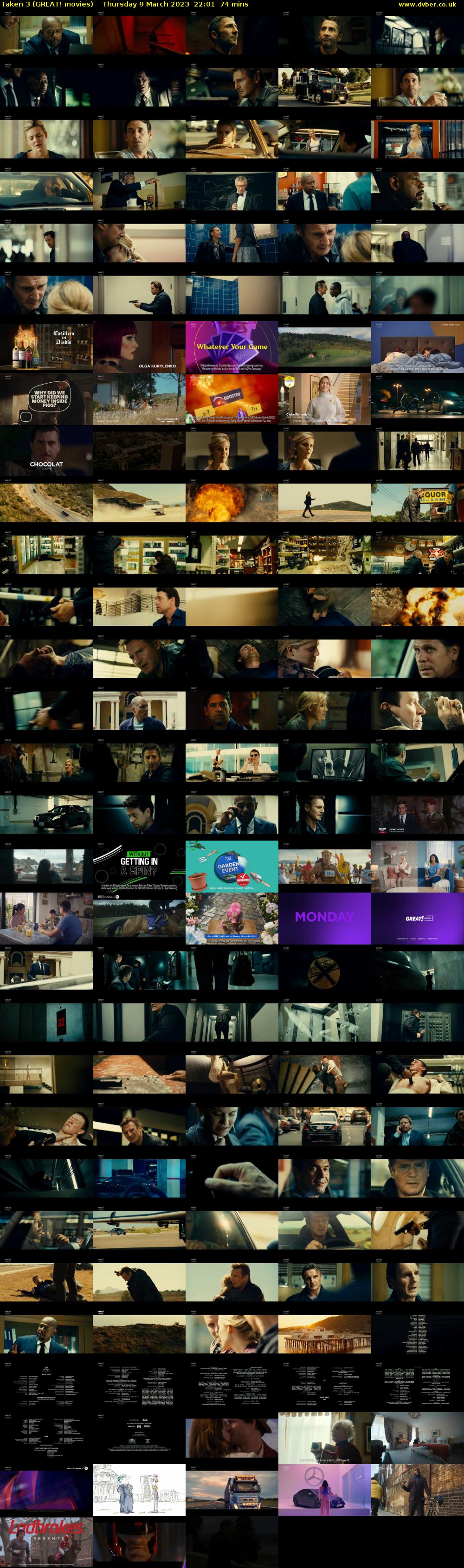 Taken 3 (GREAT! movies) Thursday 9 March 2023 22:01 - 23:15