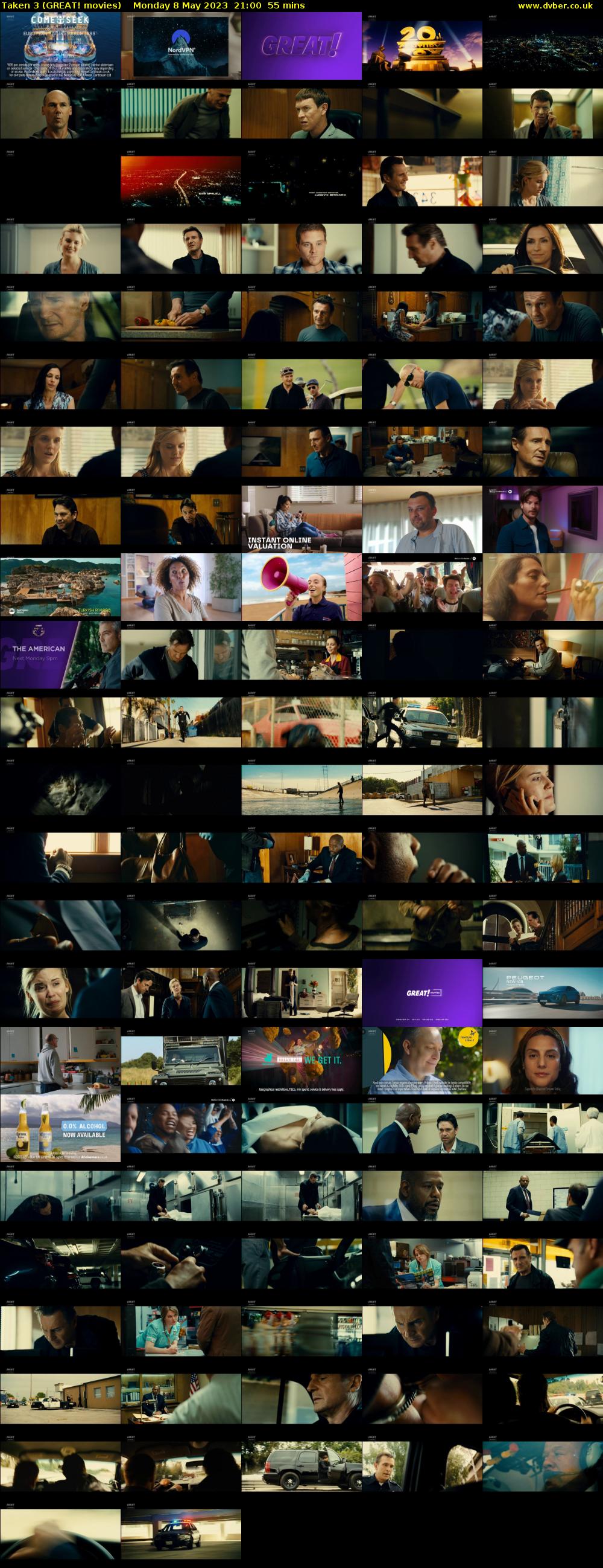 Taken 3 (GREAT! movies) Monday 8 May 2023 21:00 - 21:55