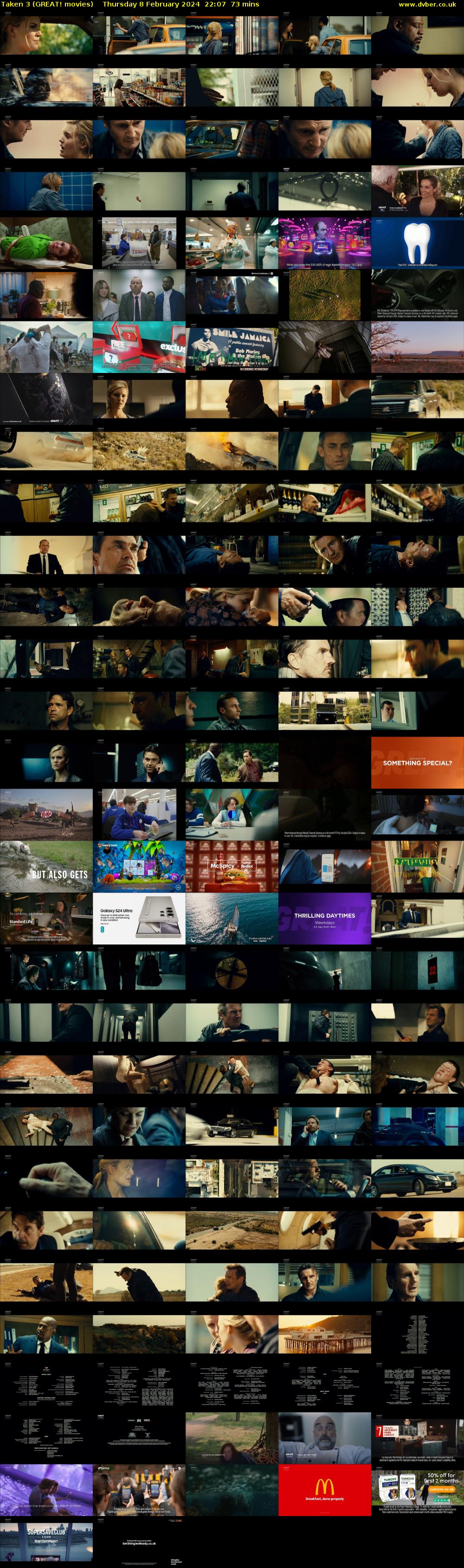 Taken 3 (GREAT! movies) Thursday 8 February 2024 22:07 - 23:20