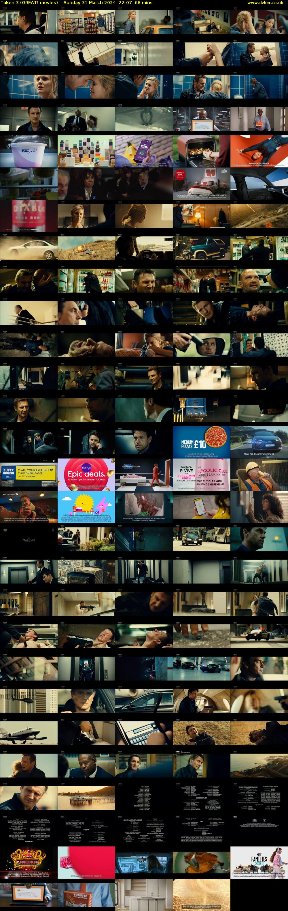 Taken 3 (GREAT! movies) Sunday 31 March 2024 22:07 - 23:15