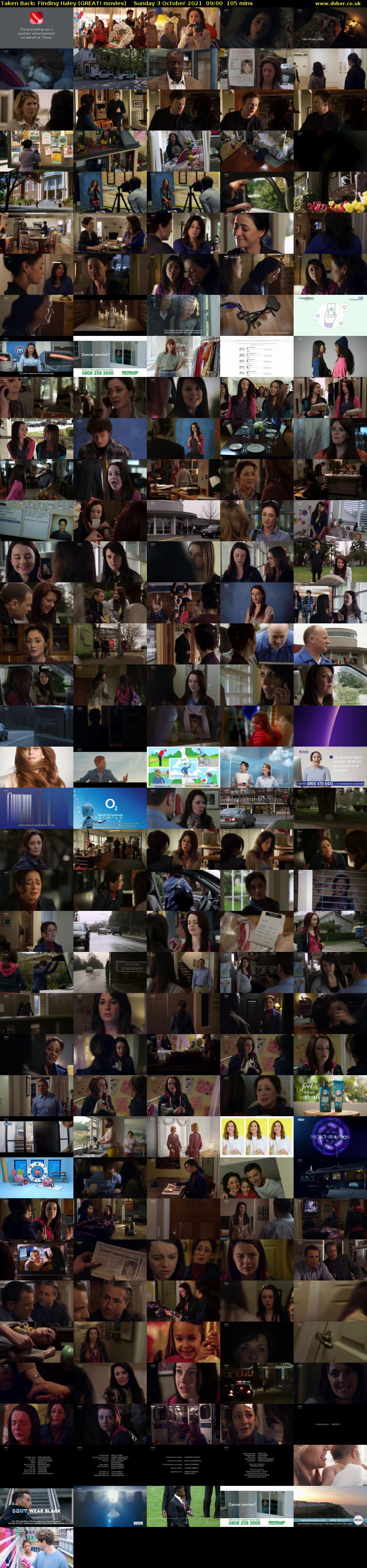 Taken Back: Finding Haley (GREAT! movies) Sunday 3 October 2021 09:00 - 10:45