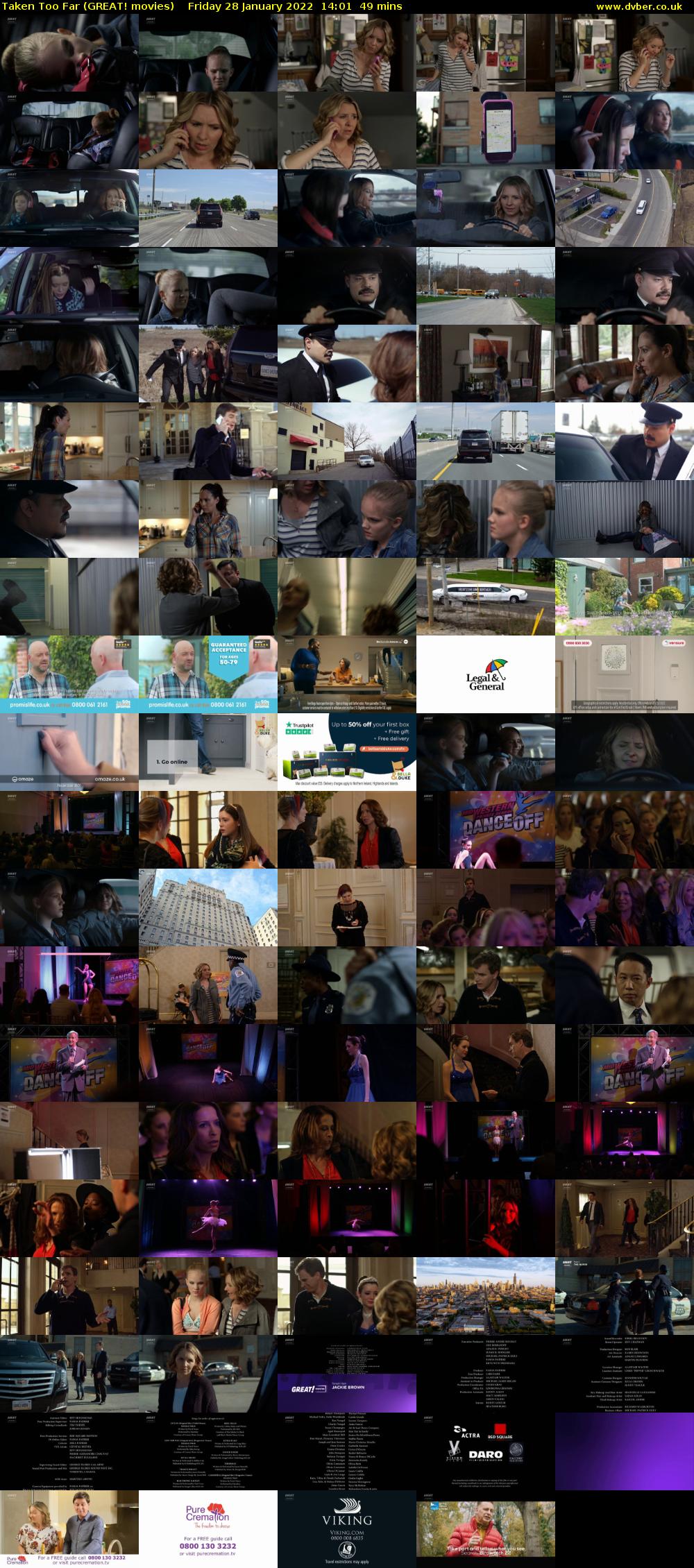 Taken Too Far (GREAT! movies) Friday 28 January 2022 14:01 - 14:50