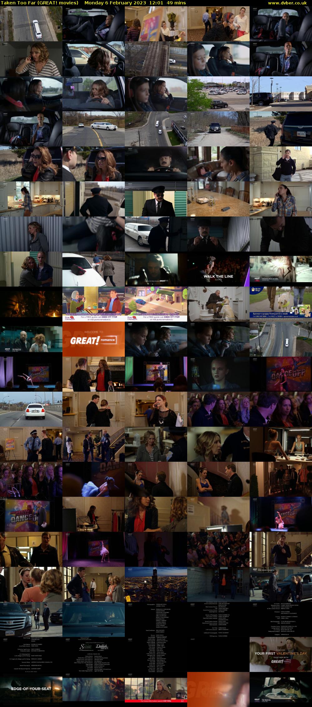 Taken Too Far (GREAT! movies) Monday 6 February 2023 12:01 - 12:50