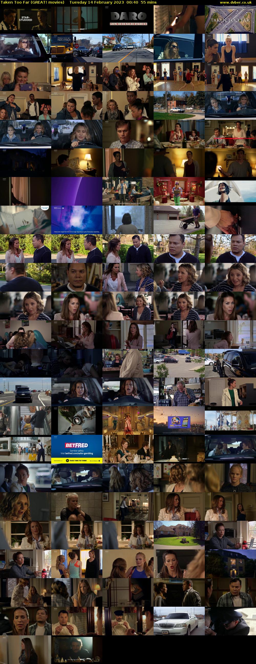 Taken Too Far (GREAT! movies) Tuesday 14 February 2023 00:40 - 01:35