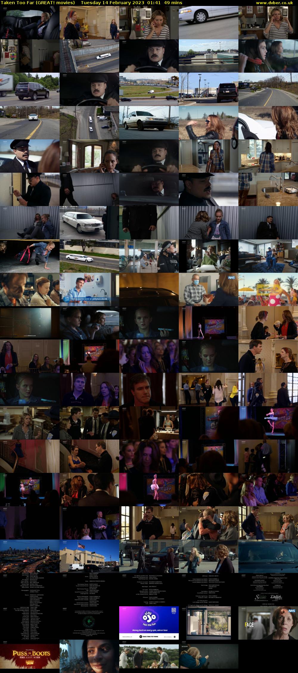 Taken Too Far (GREAT! movies) Tuesday 14 February 2023 01:41 - 02:30